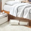 DormCo Suprima® Underbed Storage - Lidded 2 Section - White
