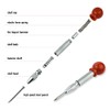 2 Pack Automatic Center Punch, 5 Inch Crushing Hand Tool