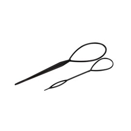 2Pcs / Set Ponytail Creator Braid Maker Styling Tools Topsy Pony Tail Clip Hair 1 count