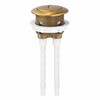 38mm Brushed Gold Dual Flush Toilet Cistern Button – ABS