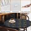 artslion Outdoor Round Tablecloth with Elastic Band 44In-110cm Elastic Garden