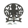 Cast Iron 12 inch Octopus Decorative Wall Mounted Hanging Garden