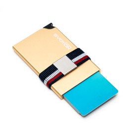 Svoyon Luxury Golden Aluminium Card Case: The Ultimate RFID Protection & NFC Blocker Card Holder, gold, Kompakt, Elegant