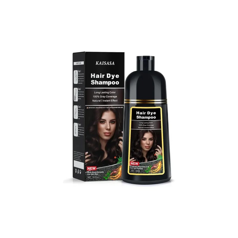 Shampoo Tinte Argán Negro Cubre Canas Barba Dexe