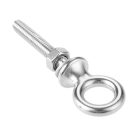 Long Lifting Eye Bolts, Yetaha, 316 Stainless Steel Bolt, 1Pc, Shoulder Ring Bolts with Washer and Nut, Heavy Duty