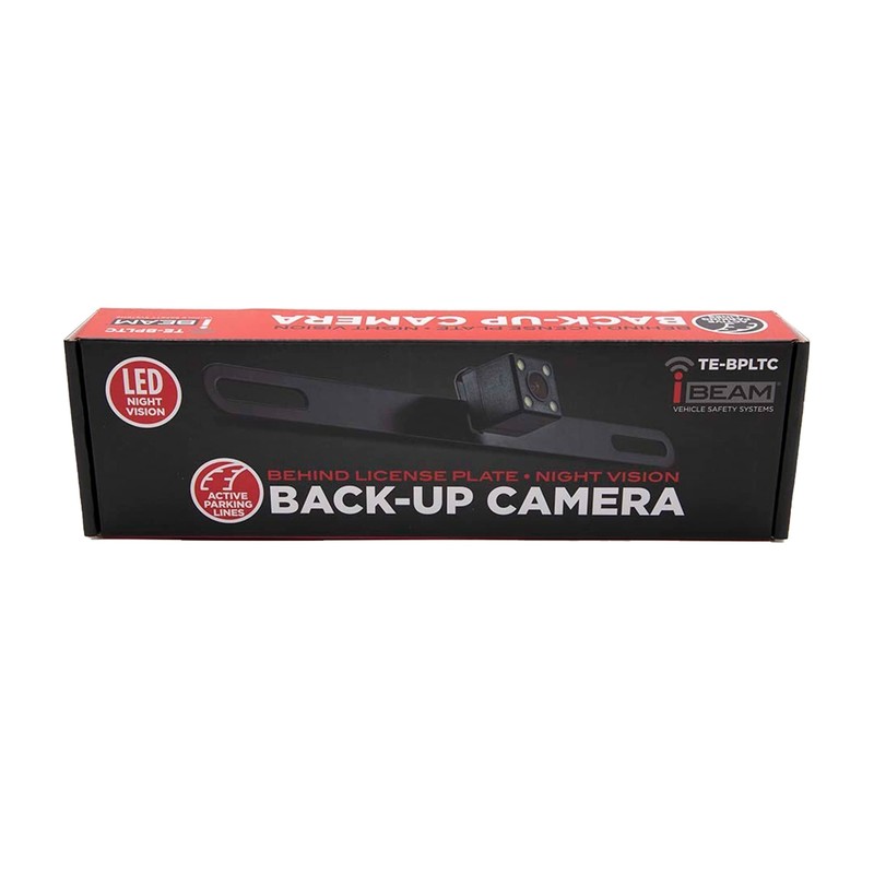 iBeam TE-BPLTC Behind License Plate Backup Parking Camera with Active