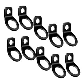 LIFKOME 10pcs Stainless Steel Tie Down Anchor Hooks for Cargo Securement Durable Strapping Hooks for Trucks Rvs Trailers Off Road Vehicles