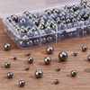 PandaHall Elite Environmental Dyed Glass Pearl Round Beads, Mixed Colours