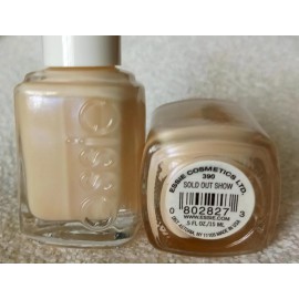 Essie SOLD OUT SHOW Sheer Pearly Ivory w/ Opal Flash Nail Polish VINTAGE *RARE*