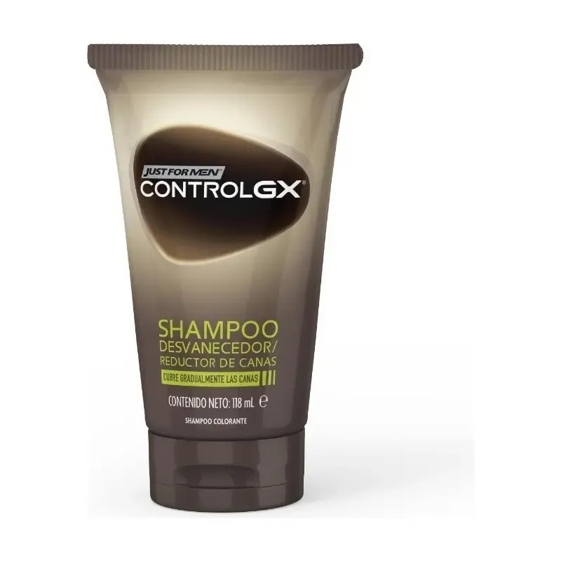 Shampoo Just for Men Control Gx, Desvanecedor Progresivo De Canas,