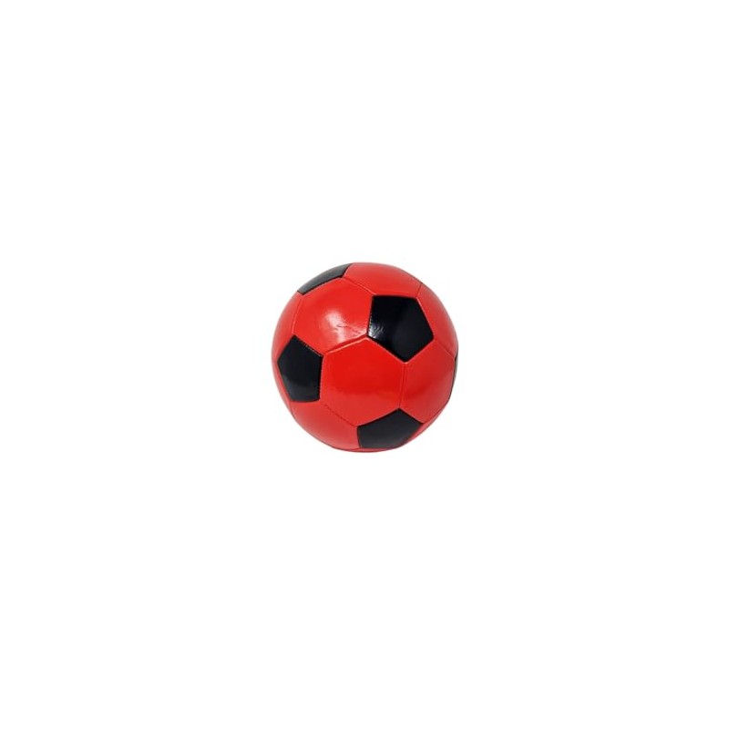 Rossonero Football for Training or Match Colour Red Black Size