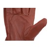 Black Jungle Leather Gloves for Riders and Bikers Women Men