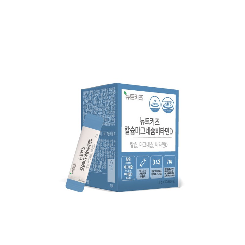 NutKids Calcium Magnesium Vitamin D 30 Tablets, 60g, 1 Pack