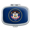 Utah State Flag Rectangle Pill Case Trinket Gift Box