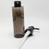 2PCS 100ml 3.4oz Empty Black Plastic Lotion Pump Bottle Dispenser
