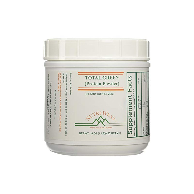 Nutri-West - Total Green Protein Powder - 16oz