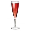 AIOS Set of 6 Unbreakable Polycarbonate Champagne Flutes. Capacity 150ml.
