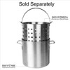 Thunder Group 80 Quart Aluminum Stock Pot