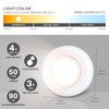 STAR-SPANGLED Push Tap Light, 2.8” Mini Night Touch LED Puck