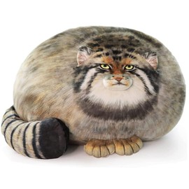 OUKEYI 15.7in/ 40cm Cat Plush Toy Cat Pillow, Cute Steppe Cat Stuffed Animals,Fat Cat Kawaii Pillow Stuff, Kitten Plush Throw Pillow Doll Big Plush Toys Gift for Girls Boys Girlfriend