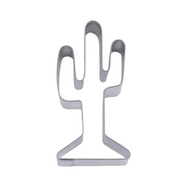Staedter Cactus Shape Cookie Cutter, Silver