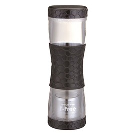 McMar AA0024 Twin Cap Bottle Tea Free, Black, 16.9 fl oz (500 ml)