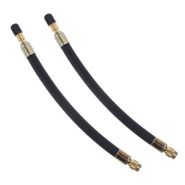 simarro Pack of 2 Flexible Rubber Extension Car Valve, Universal Valve Extension Tyre Valve Extenders, 20 cm Tyre Valve Extension Adapter for Cars, Trucks, Motorcycles, Bikes