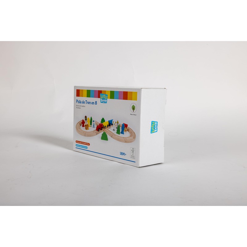 Hape 845765 Juguete Pista de Tren en 8, Madera