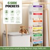 Fivebop 2 Pack 6-Shelf Weekly Clothes Organizer for Kids, Hanging