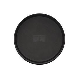 Tusco Products TR22BK Round Tray Planter Saucer, 22", Black