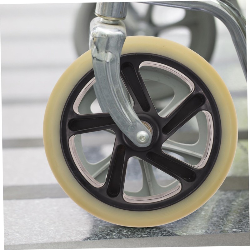 OHPHCALL 2pcs Replacement Scooter Wheels 180mm Mute Wheels for Scooters