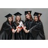 ZIRURUTON 10 Pieces 2025 Graduation Cap Tassels with Gold Charms