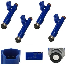 IXGKHC - Juego de 4 inyectores de combustible para Toyota Yaris 1.5L 23250-21040