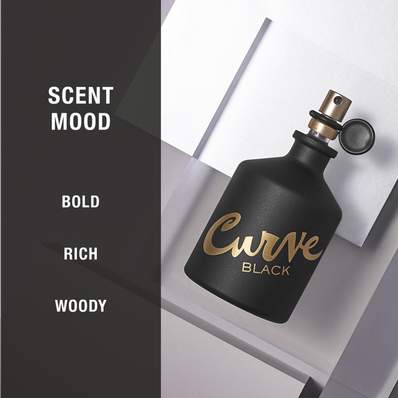 Curve Black For Men, Cologne Spray with Casual Day or