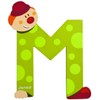 Janod - J04554 - M Clown Letter