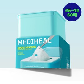 Mediheal Derma365 reusable mask pack + refill (total of 60 sheets) / 메디힐 더마365 뽑아쓰는 마스크팩 본품+리필 (총 60매)