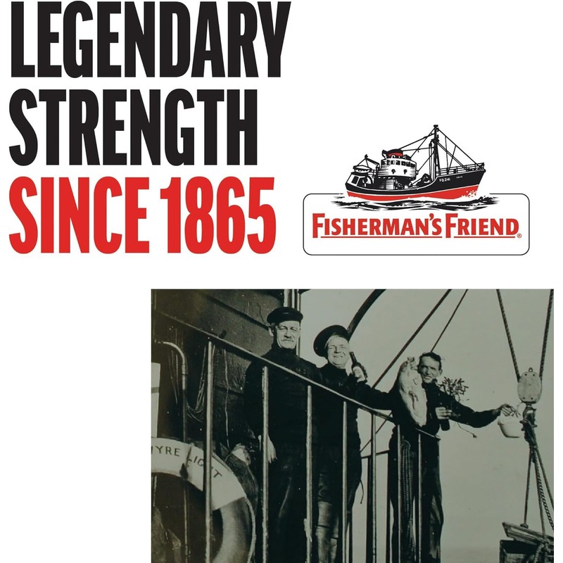 Fisherman's Friend Original Extra Strong Menthol Cough Suppressant Lozenges -