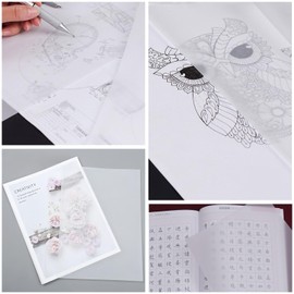 50Pcs Tracing Paper A4 Translucent Vellum Paper for Printing Tracing Graphic Design