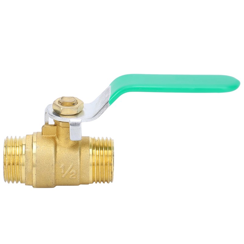 3Pcs Ball Valve Dual Male 1/2in Thread Switch Water Pipe