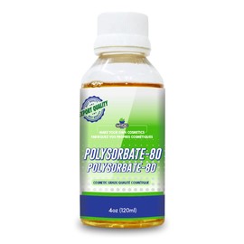Polysorbate 80 - 4 oz (120 ml) | Cosmetic Grade Emulsifier for Oil-Based Ingredients in Lotions, Creams & Bath Products