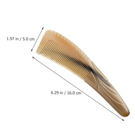 Massage Cattle Horn Comb Ox Horn Comb for Men Ox Horn Comb for Detangling Comb Scalp Crafts