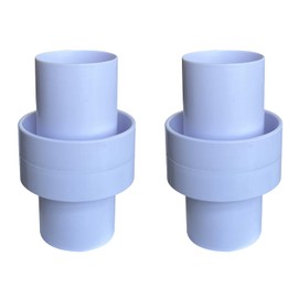 ATIE 1.5" Pool Hose Connector Coupling Adapter Connects Female Cuff Vacuum Hoses Compatible with Hayward AXV092 Adapter- Not Swivable (2 Pack)