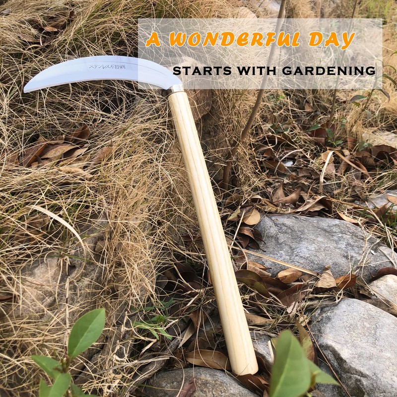 SHANFEEK Japanese Style Hand Weeding Hoe Gardening Tools Weed Remover
