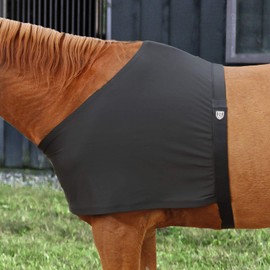 Harrison Howard Stretch Vest Anti Rub Bib Wither Shoulder Guard Horse Chest Saver Protector Black L