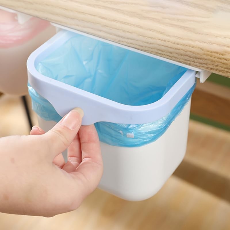 Cabilock Trash Can Under the Desk Drawer Bin Under the