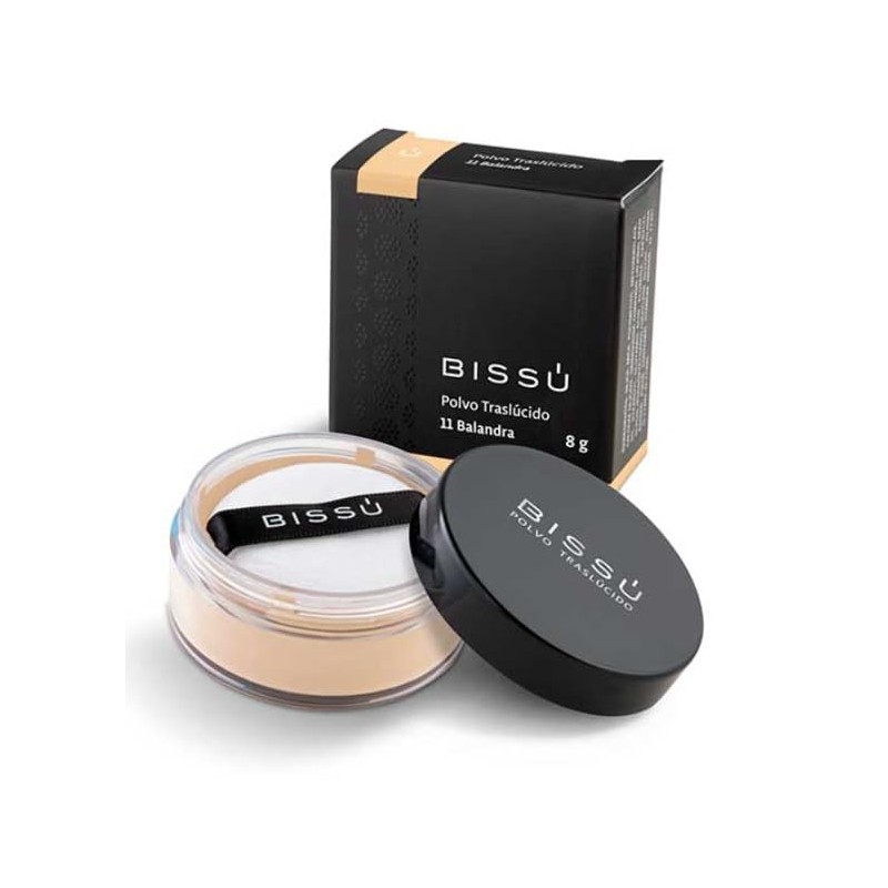 Bissu Polvo Traslúcido Compacto 11 Balandra, 8 g, Cobertura Ligera,