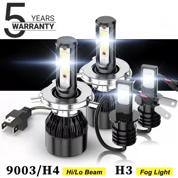 CHUSYYRAY For Nissan Pathfinder 2001-2004 6000K LED Headlight + Fog