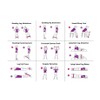 CHENGZI 5 PCS Resistance Loop Bands Mini Band Exercise Strength