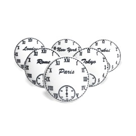 RAJRANG Black and White Cabinet Knobs for Cabinet Dresser Drawer and Furniture Hand Painted Antique Boho Cupboard Pull Knob Pack of 10