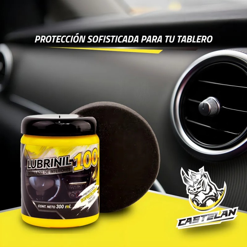Restaurador de Vinil Castelan Lubrinil 100 Coco 300ml No Grasoso
